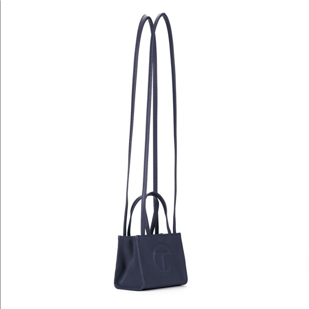 Small Navy Telfar Bag